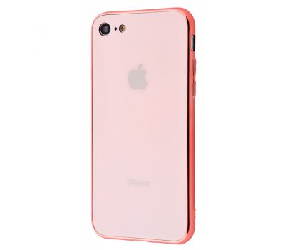 Чохол для iPhone 7/8 Original glass рожево-золотистий