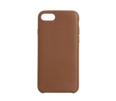 Чохол для iPhone 7 / 8 Silicone case Leather коричневий