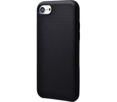 Чохол для iPhone 7 Perfo Leather Case + Metal Button чорний