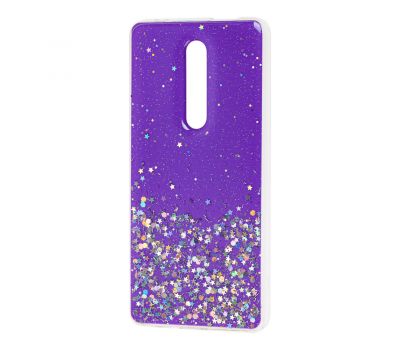 Чохол для Xiaomi Mi 9T / Redmi K20 glitter star цукерки фіолетовий