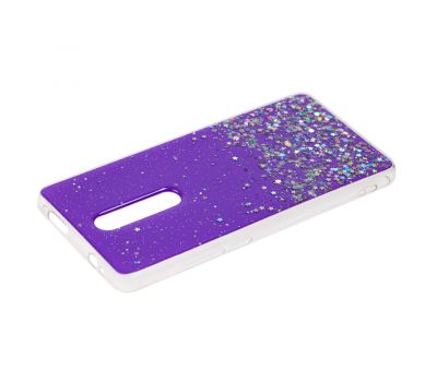Чохол для Xiaomi Mi 9T / Redmi K20 glitter star цукерки фіолетовий 1849303