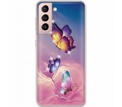 Силіконовий чохол BoxFace Samsung G991 Galaxy S21 Butterflies (941710-rs19)