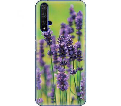 Силіконовий чохол BoxFace Huawei Honor 20 Green Lavender (37632-up2245)