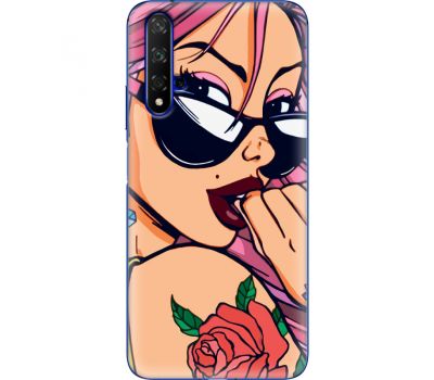 Силіконовий чохол BoxFace Huawei Honor 20 Pink Girl (37632-up2388)