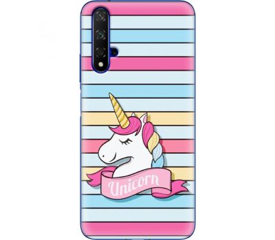 Силіконовий чохол BoxFace Huawei Honor 20 Unicorn (37632-up2401)