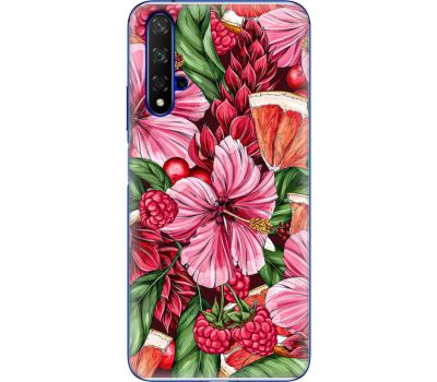 Силіконовий чохол BoxFace Huawei Honor 20 Tropical Flowers (37632-up2416)