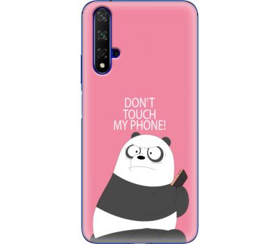 Силіконовий чохол BoxFace Huawei Honor 20 Dont Touch My Phone Panda (37632-up2425)