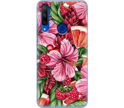 Силіконовий чохол BoxFace Huawei Honor 9X Tropical Flowers (37996-up2416)