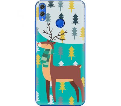 Силіконовий чохол BoxFace Huawei Honor 8x Foresty Deer (35419-up2247)