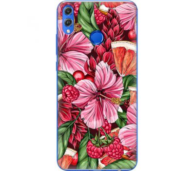 Силіконовий чохол BoxFace Huawei Honor 8x Tropical Flowers (35419-up2416)