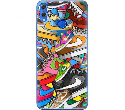 Силіконовий чохол BoxFace Huawei Honor 8x Sneakers (35419-up2423)