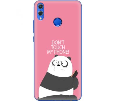 Силіконовий чохол BoxFace Huawei Honor 8x Dont Touch My Phone Panda (35419-up2425)