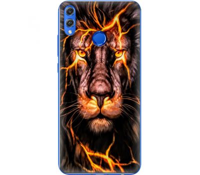 Силіконовий чохол BoxFace Huawei Honor 8x Fire Lion (35419-up2437)