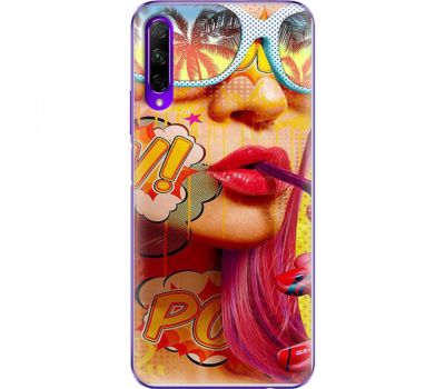 Силіконовий чохол BoxFace Huawei Honor 9X Pro Yellow Girl Pop Art (38262-up2442)