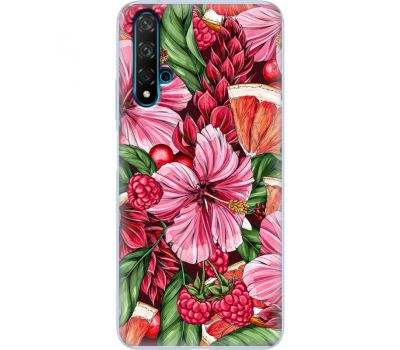 Силіконовий чохол BoxFace Huawei Nova 5T Tropical Flowers (38617-up2416)