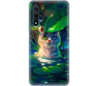 Силіконовий чохол BoxFace Huawei Nova 5T White Tiger Cub (38617-up2452)