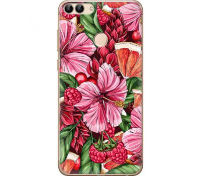 Силіконовий чохол BoxFace Huawei P Smart Tropical Flowers (32669-up2416)