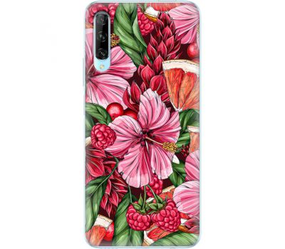 Силіконовий чохол BoxFace Huawei P Smart Pro Tropical Flowers (38612-up2416)