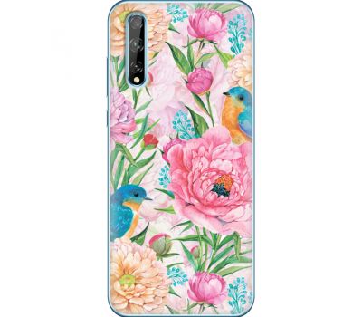 Силіконовий чохол BoxFace Huawei P Smart S Birds in Flowers (40353-up2374)