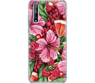 Силіконовий чохол BoxFace Huawei P Smart S Tropical Flowers (40353-up2416)