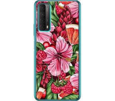 Силіконовий чохол BoxFace Huawei P Smart 2021 Tropical Flowers (41133-up2416)