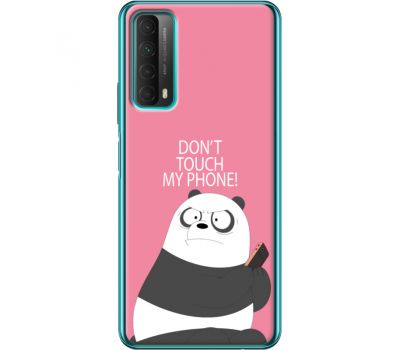 Силіконовий чохол BoxFace Huawei P Smart 2021 Dont Touch My Phone Panda (41133-up2425)
