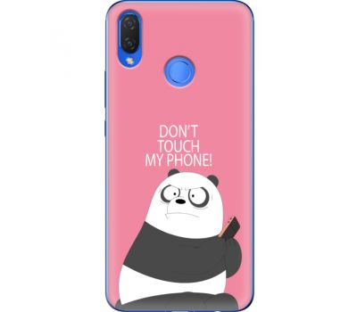 Силіконовий чохол BoxFace Huawei P Smart Plus Dont Touch My Phone Panda (34912-up2425)
