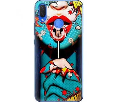 Силіконовий чохол BoxFace Huawei P Smart Plus Girl Pop Art (34912-up2444)