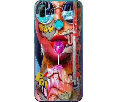 Силіконовий чохол BoxFace Huawei P Smart 2019 Colorful Girl (35788-up2443)