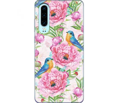 Силіконовий чохол BoxFace Huawei P30 Birds and Flowers (36851-up2376)