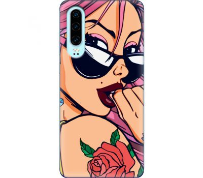 Силіконовий чохол BoxFace Huawei P30 Pink Girl (36851-up2388)