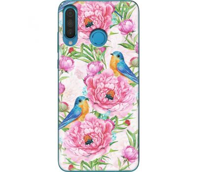 Силіконовий чохол BoxFace Huawei P30 Lite Birds and Flowers (36871-up2376)