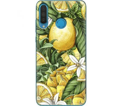 Силіконовий чохол BoxFace Huawei P30 Lite Lemon Pattern (36871-up2415)