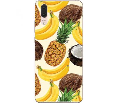 Силіконовий чохол BoxFace Huawei P20 Tropical Fruits (33128-up2417)