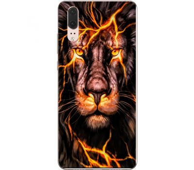 Силіконовий чохол BoxFace Huawei P20 Fire Lion (33128-up2437)