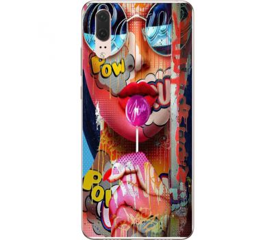 Силіконовий чохол BoxFace Huawei P20 Colorful Girl (33128-up2443)