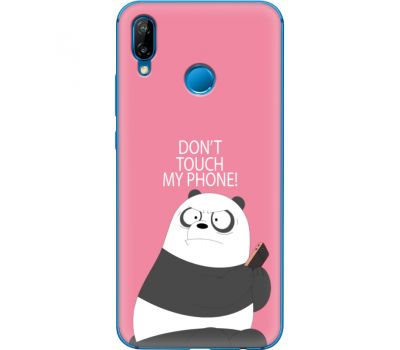 Силіконовий чохол BoxFace Huawei P20 Lite Dont Touch My Phone Panda (33127-up2425)