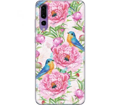 Силіконовий чохол BoxFace Huawei P20 Pro Birds and Flowers (33498-up2376)