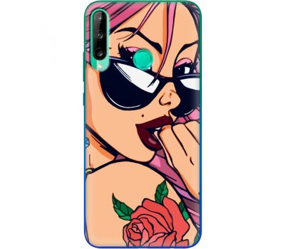 Силіконовий чохол BoxFace Huawei P40 Lite E Pink Girl (39374-up2388)