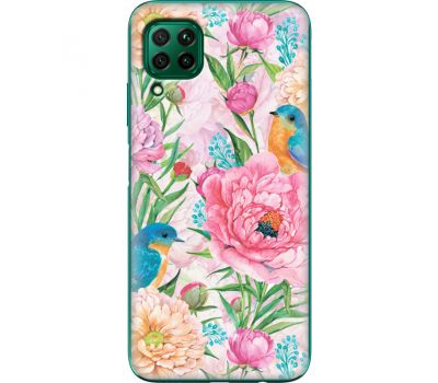 Силіконовий чохол BoxFace Huawei P40 Lite Birds in Flowers (39379-up2374)