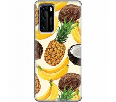 Силіконовий чохол BoxFace Huawei P40 Tropical Fruits (39746-up2417)