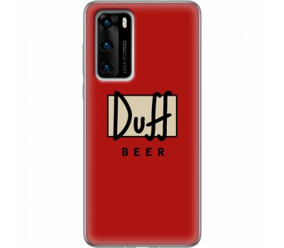 Силіконовий чохол BoxFace Huawei P40 Duff beer (39746-up2427)