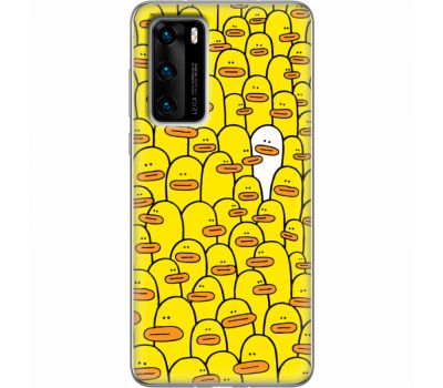 Силіконовий чохол BoxFace Huawei P40 Yellow Ducklings (39746-up2428)