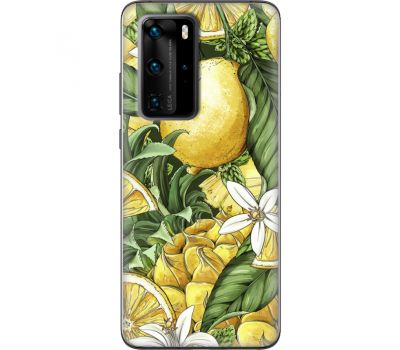 Силіконовий чохол BoxFace Huawei P40 Pro Lemon Pattern (39750-up2415)