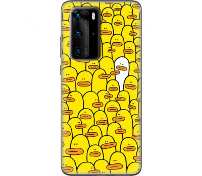 Силіконовий чохол BoxFace Huawei P40 Pro Yellow Ducklings (39750-up2428)