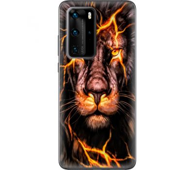 Силіконовий чохол BoxFace Huawei P40 Pro Fire Lion (39750-up2437)