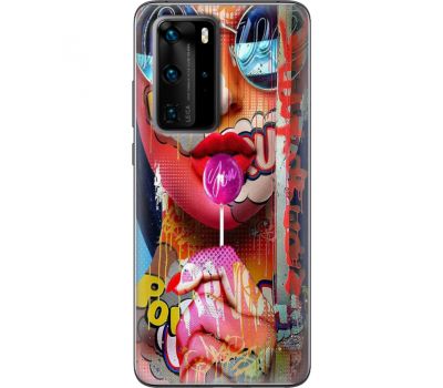 Силіконовий чохол BoxFace Huawei P40 Pro Colorful Girl (39750-up2443)