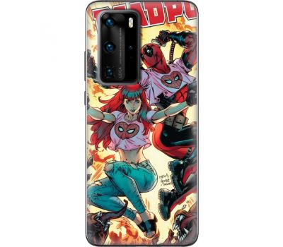 Силіконовий чохол BoxFace Huawei P40 Pro Deadpool and Mary Jane (39750-up2454)