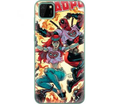 Силіконовий чохол BoxFace Huawei Y5p Deadpool and Mary Jane (40022-up2454)