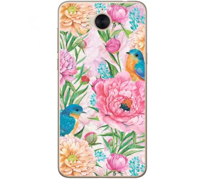 Силіконовий чохол BoxFace Huawei Y5 2017 Birds in Flowers (30871-up2374)
